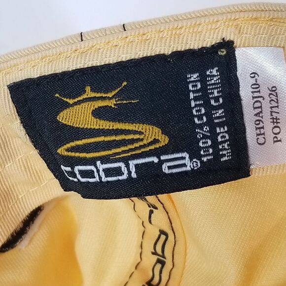 Cobra Golf Cap Yellow adjustable footjoy SA Pro V1 - Picture 7 of 7